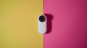 白色迷你摄像头摄影图片